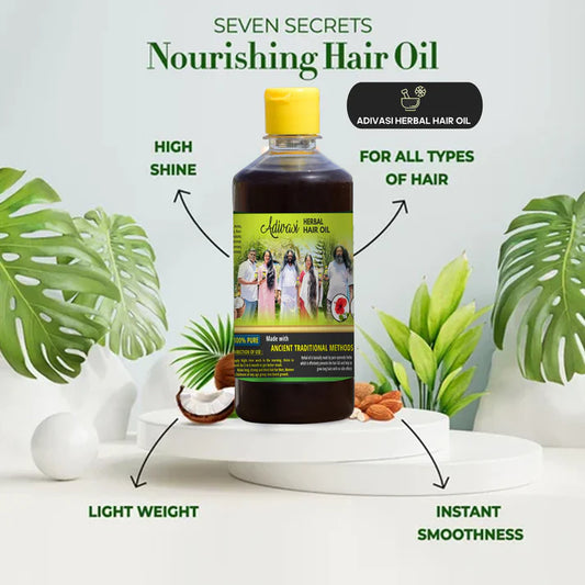 🌿ADIVASI DARSHINI HAKKI PIKKI HERBAL HAIR OIL🌿